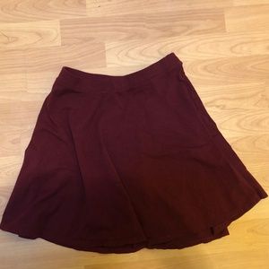 Wine, A-line skirt